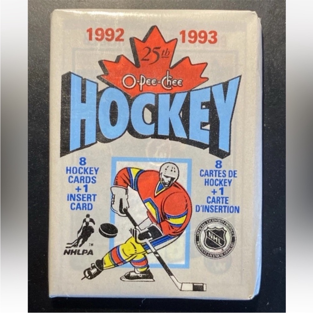 O-Pee-Chee OPC 1992/93 25th Anniversary Hockey Card Pack Wayne Gretzky Rookie ?